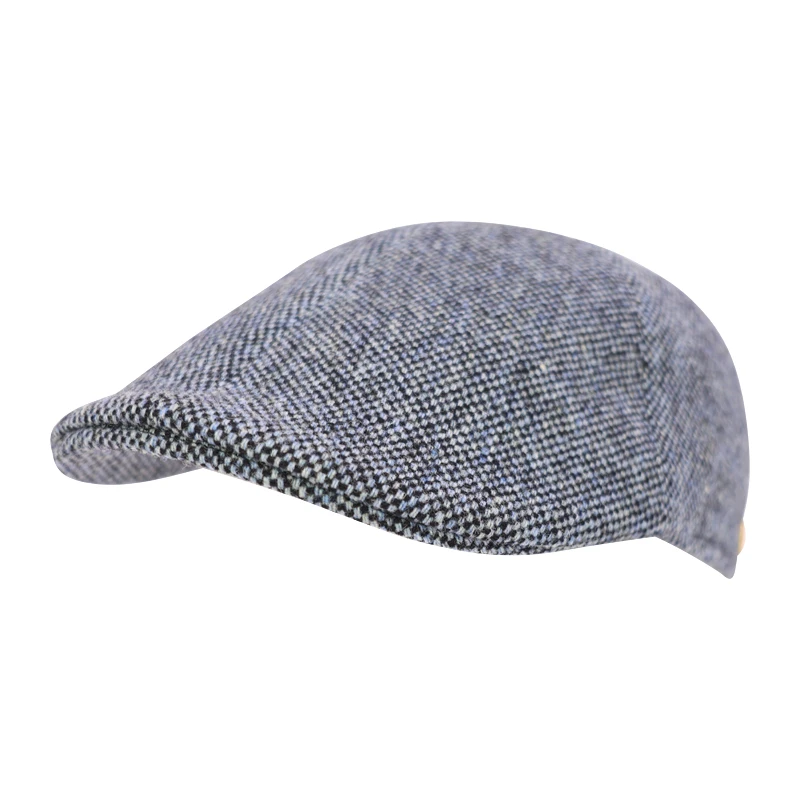 Mayser Winter Flatcap Lars | Blauw Tweed | www.pietkoopmans.nl