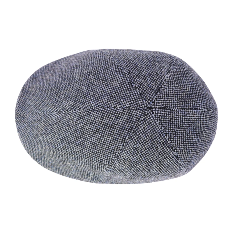 Mayser Winter Flatcap Lars | Blauw Tweed | www.pietkoopmans.nl