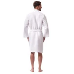 Morgenstern Sauna Wafel Badjas | Wit | www.pietkoopmans.nl 
