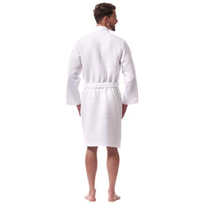 Morgenstern Sauna Wafel Badjas | Wit