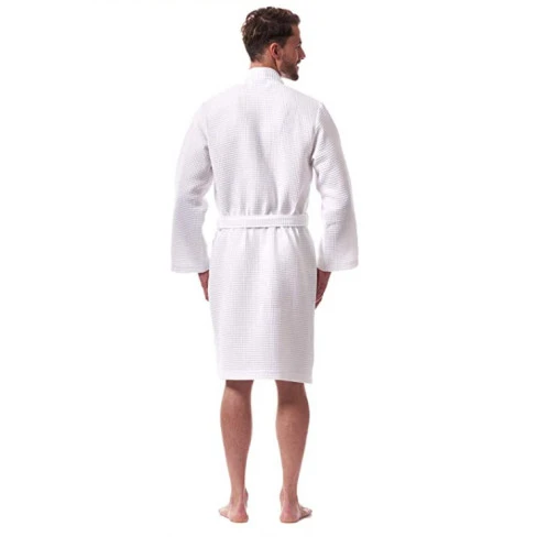 Morgenstern Sauna Wafel Badjas | Wit | www.pietkoopmans.nl 