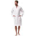 Morgenstern Sauna Wafel Badjas | Wit | www.pietkoopmans.nl 