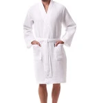 Morgenstern Sauna Wafel Badjas | Wit | www.pietkoopmans.nl 