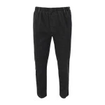 Elastische Taille Broek Katoen | Antraciet | www.pietkoopmans.nl