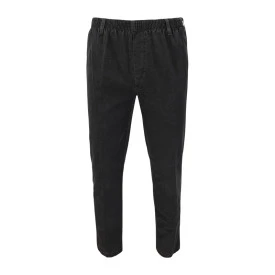 Elastische Taille Broek Katoen | Antraciet