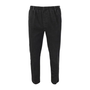 Elastische Taille Broek Katoen | Antraciet