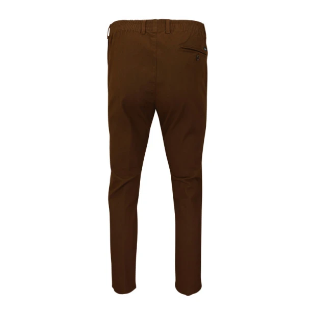 Elastische Taille Broek Amberg Winter | Whisky | www.pietkoopmans.nl