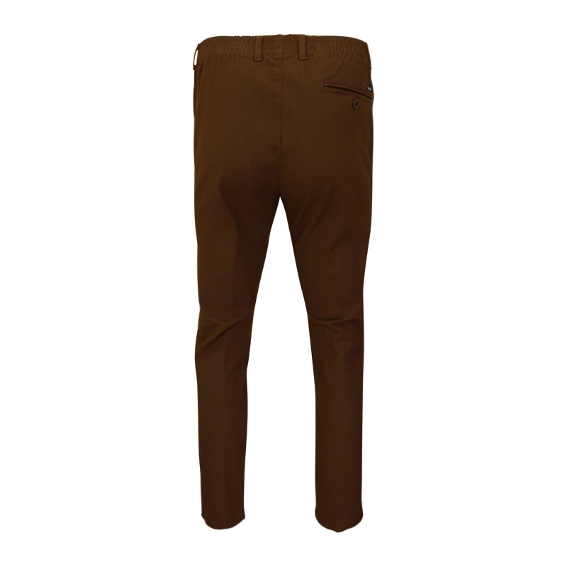 Elastische Taille Broek Amberg Winter | Whisky | www.pietkoopmans.nl