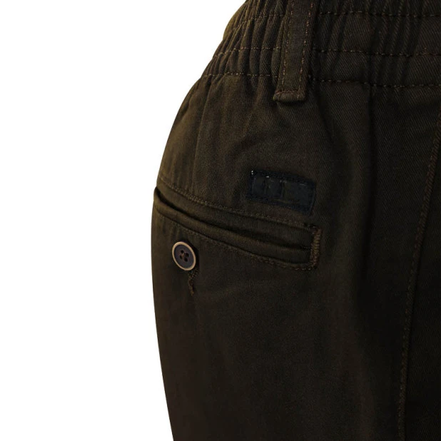 Elastische Taille Broek Amberg Winter | Bruin | www.pietkoopmans.nl