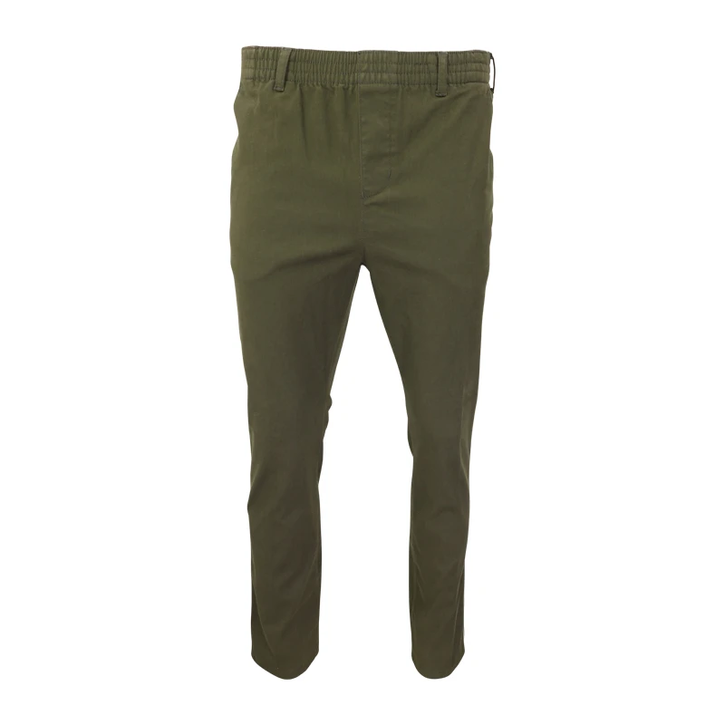 Elastische Taille Broek Amberg Winter | Olijf | www.pietkoopmans.nl