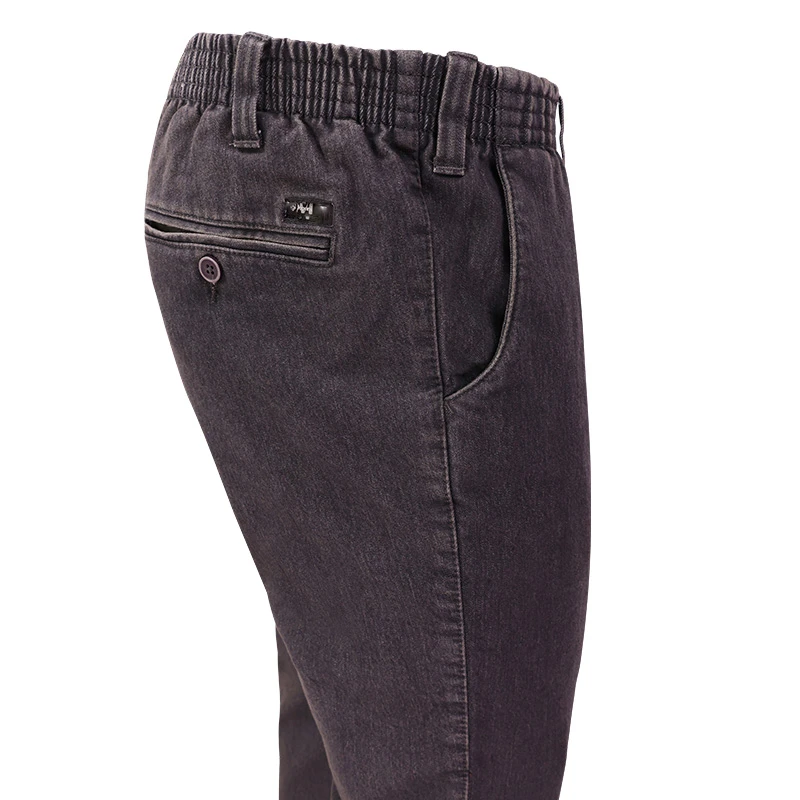 Piet Elastische Taille Broek | Thermo Antra Jeans | www.pietkoopmans.nl