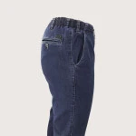 Piet Elastische Taille Broek | Thermo Denim | www.pietkoopmans.nl