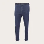 Piet Elastische Taille Broek | Thermo Denim | www.pietkoopmans.nl