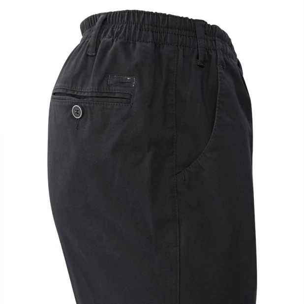 Piet Elastische Taille Broek | Gennep Antraciet | www.pietkoopmans.nl
