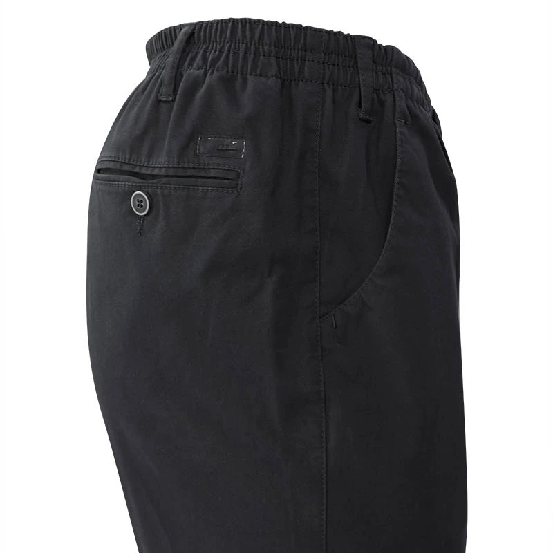 Piet Elastische Taille Broek | Gennep Antraciet | www.pietkoopmans.nl