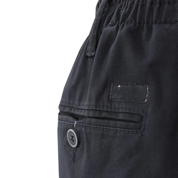 Piet Elastische Taille Broek | Gennep Antraciet | www.pietkoopmans.nl