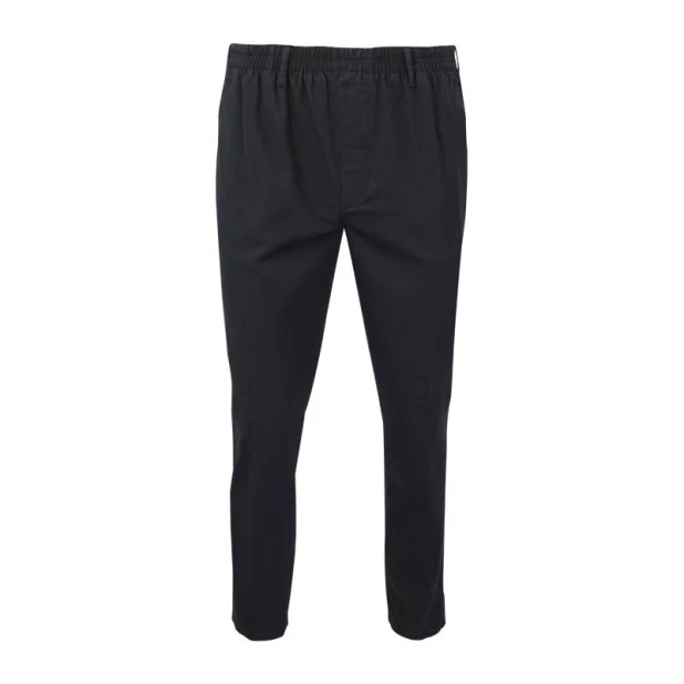 Piet Elastische Taille Broek | Gennep Antraciet | www.pietkoopmans.nl