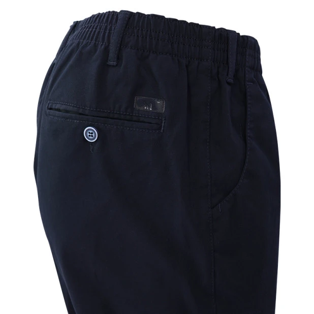 Piet Elastische Taille Broek | Gennep Marine | www.pietkoopmans.nl