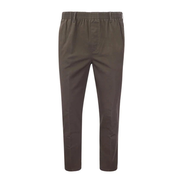 Piet Elastische Taille Broek | Gennep Bruin | www.pietkoopmans.nl