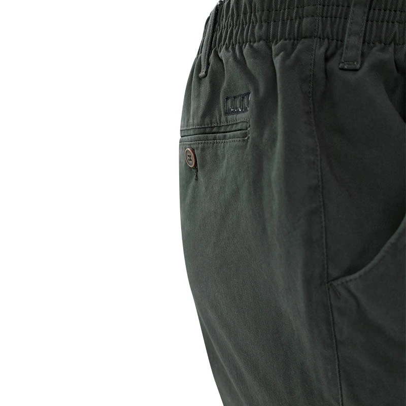 Piet Elastische Taille Broek | Gennep Groen | www.pietkoopmans.nl