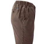 Piet Elastische Taille Broek | Gennep Taupe | www.pietkoopmans.nl