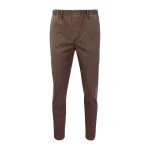 Piet Elastische Taille Broek | Gennep Taupe | www.pietkoopmans.nl