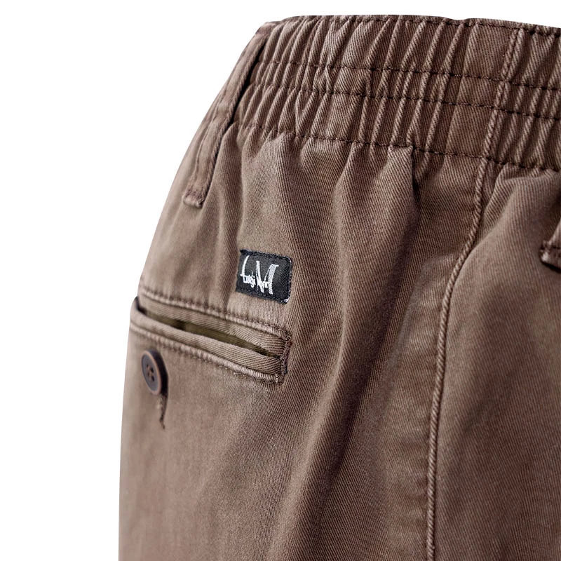 Piet Elastische Taille Broek | Gennep Taupe | www.pietkoopmans.nl