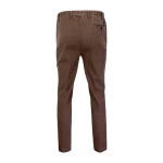 Piet Elastische Taille Broek | Gennep Taupe | www.pietkoopmans.nl