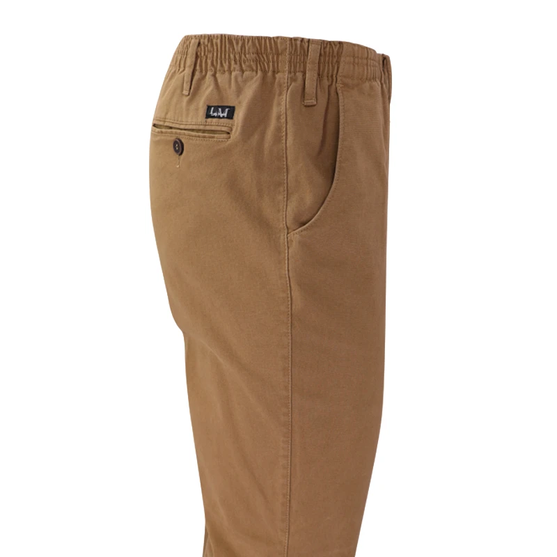 Lange Elastische Taille Broek Amberg Winter | Camel | www.pietkoopmans.nl