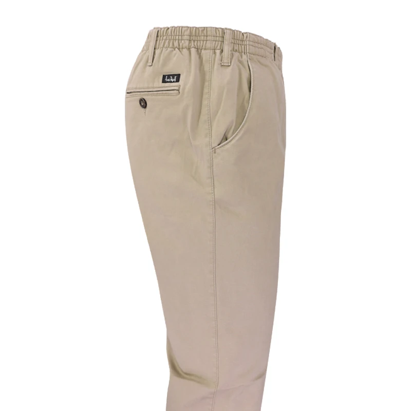 Elastische Taille Broek Amberg Winter | Beige | www.pietkoopmans.nl