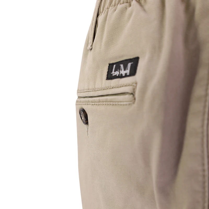 Lange Elastische Taille Broek Amberg Winter | Beige | www.pietkoopmans.nl