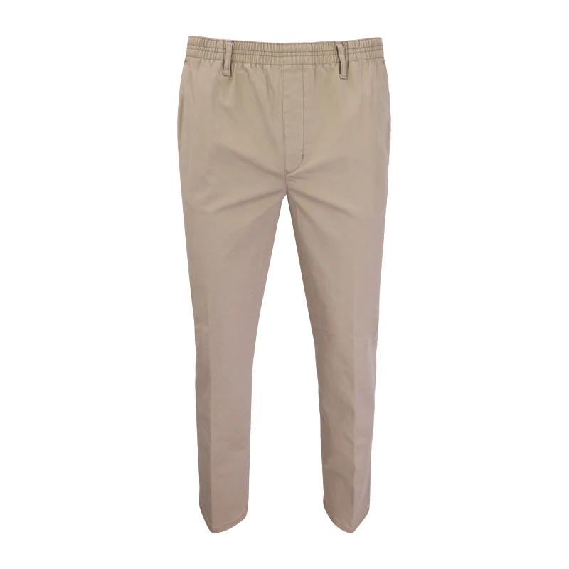 Lange Elastische Taille Broek Amberg Winter | Beige | www.pietkoopmans.nl