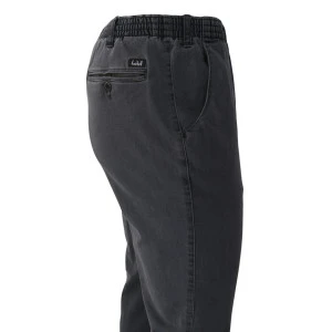 Jeans met elastische Taille | Grijs Rondom