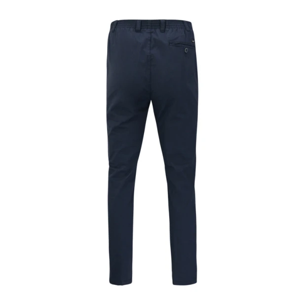 Piet Elastische Taille Broek | Kapelle Marine | www.pietkoopmans.nl
