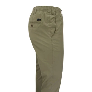 Piet Elastische Taille Broek | Kapelle Khaki