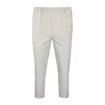Piet Elastische Taille Zomer Broek | Domburg Grijs | www.pietkoopmans.nl