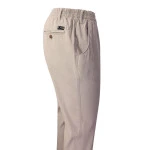 Piet Elastische Taille Zomer Broek | Domburg Beige | www.pietkoopmans.nl