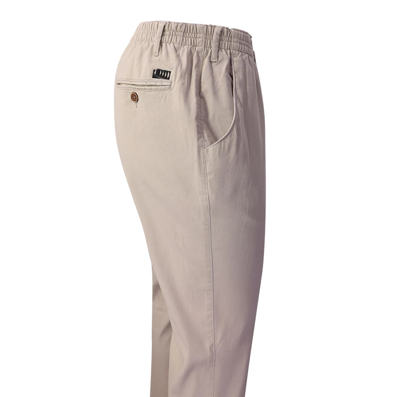Piet Elastische Taille Zomer Broek | Domburg Beige | www.pietkoopmans.nl