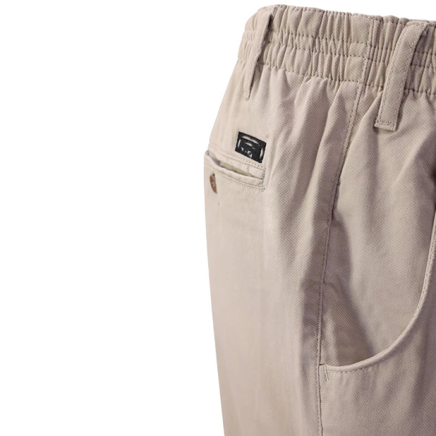 Piet Elastische Taille Zomer Broek | Domburg Beige | www.pietkoopmans.nl