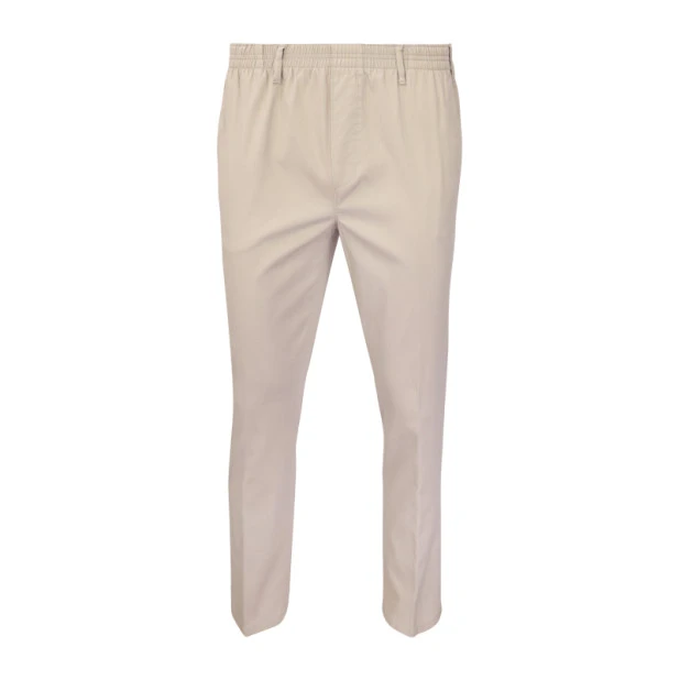 Piet Elastische Taille Zomer Broek | Domburg Beige | www.pietkoopmans.nl
