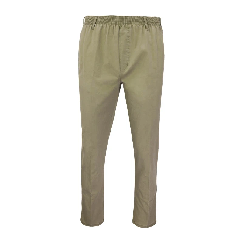 Piet Elastische Taille Broek | IJmuiden Lichtgroen | www.pietkoopmans.nl