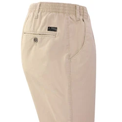 Piet Elastische Taille Broek | IJmuiden Beige