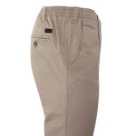 Piet Elastische Taille Broek | IJmuiden Camel | www.pietkoopmans.nl