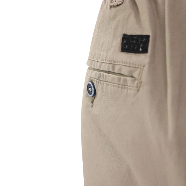 Piet Elastische Taille Broek | IJmuiden Camel | www.pietkoopmans.nl