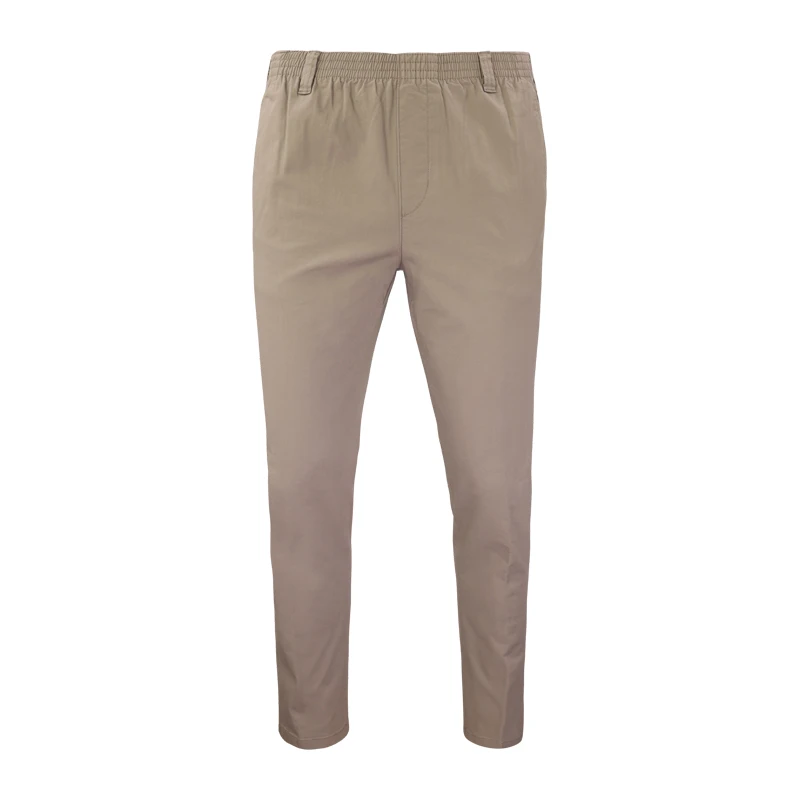 Piet Elastische Taille Broek | IJmuiden Camel | www.pietkoopmans.nl