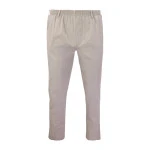 Piet Elastische Taille Broek | IJmuiden Lichtgrijs Lang | www.pietkoopmans.nl