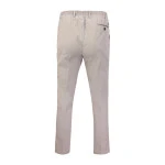 Piet Elastische Taille Broek | IJmuiden Lichtgrijs Lang | www.pietkoopmans.nl