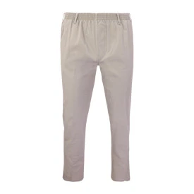 Piet Elastische Taille Broek | IJmuiden Lichtgrijs