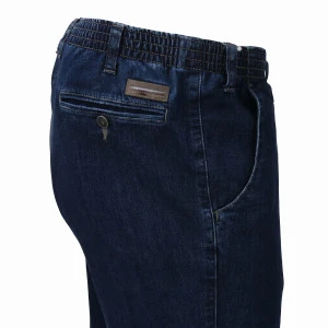 Jeans met elastische Taille | Denim Rondom Lang