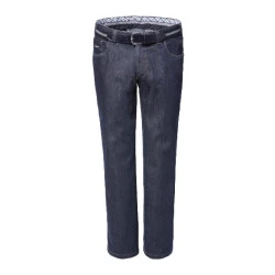 Luigi Morini 5 Pocket Stretch Jeans | Donker denim
